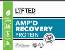 Load image into Gallery viewer, AMP&#39;D RECOVERY Protein Powder (Certified Vegan)
