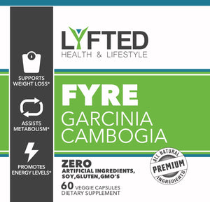 FYRE Garcinia Cambogia 80% - 750mg