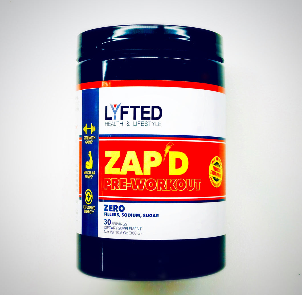 ZAP’D Pre-Workout Powder