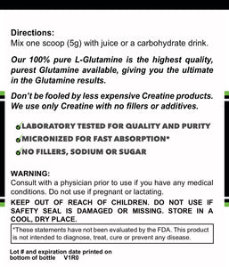 PURELY Glutamine Powder