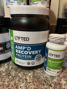 AMP'D RECOVERY Protein Powder (Certified Vegan)